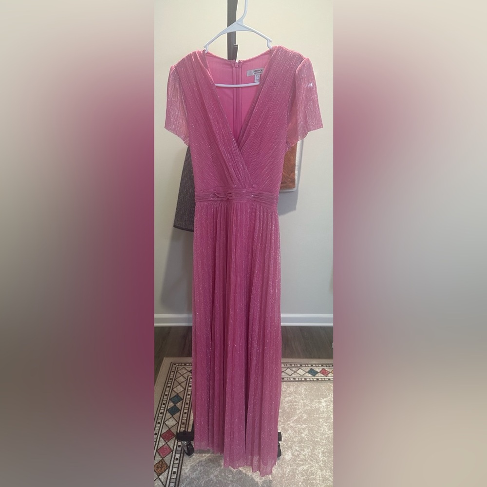 Elegant Pink Evening Gown